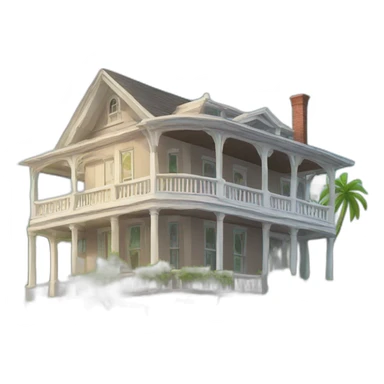 Gay home island mansion  sticker