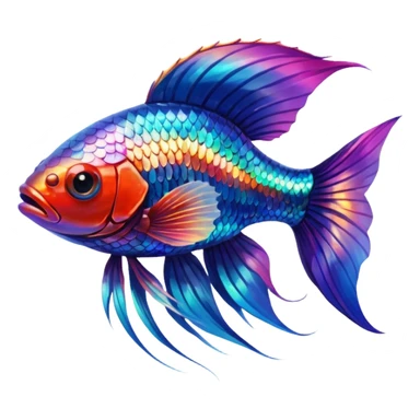 Beta balığı sticker