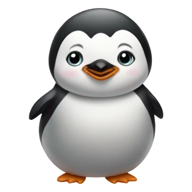Chubby baby penguin sticker