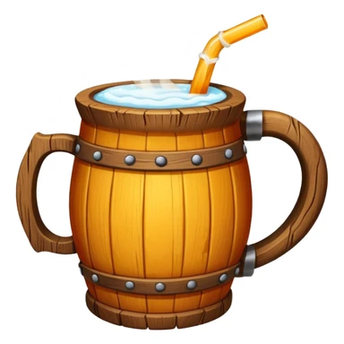 medieval colored drink in a mug sticker