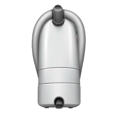 white vacuum  sticker