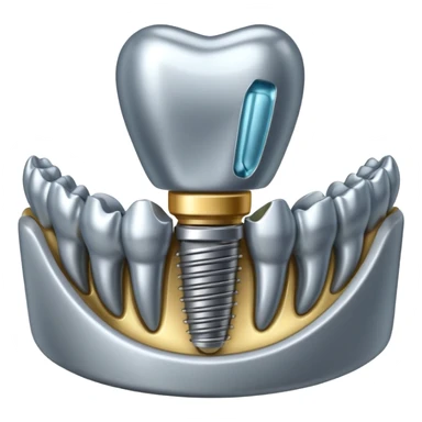 rotating dental implant sticker
