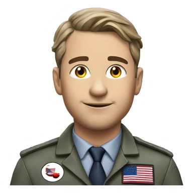 Pilot in F35 sticker