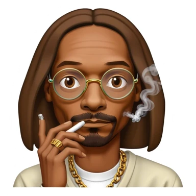 Snoop dog smoking sticker
