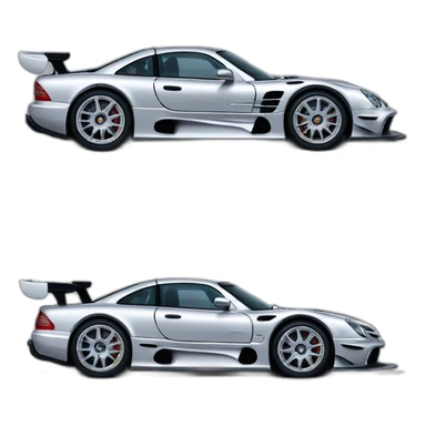mercedes clk gtr longtail sticker