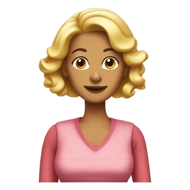 Confident housewife sticker