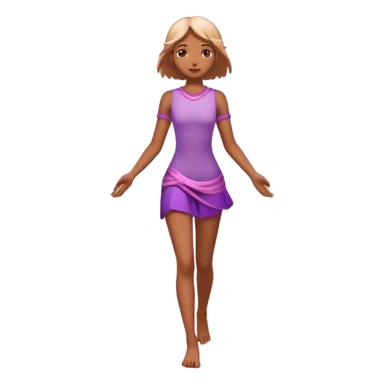 
A small figure walks across a glowing bridge, holding soft pink and purple orbs in each hand—symbolizing compassion and forgiveness. A gentle heart aura trails behind them, showing healing in motion. sticker