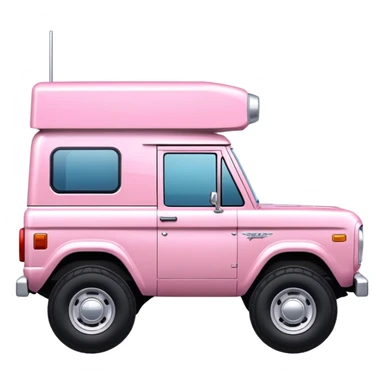 Light pink bronco truck 2025 sticker