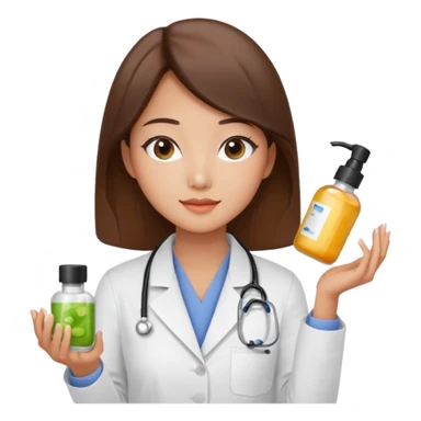 a korean marketing expert women in cosmetics industry, working in Oliveyoung sticker