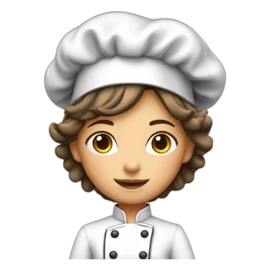 Chef girl sticker