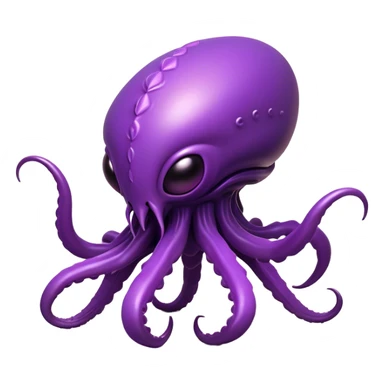 Clash of Clans aesthetic: Cinematic fierce Zerg Alien Emoji, rendered in a 3D vector-style similar to standard emojis with minimal shading and bold, simplified shapes. A compact, isometric, otherworldly creature with insectoid, organic details and subtle, eerie tentacles, softly glowing with a sinister alien charm. Simplified yet unmistakably iconic, highly detailed and consistent, glowing with a soft, spectral radiance and high shine. Stylized with a touch of bio-engineered mischief and a soft glowing outline, capturing the essence of a fearsome extraterrestrial menace with a playful twist! sticker