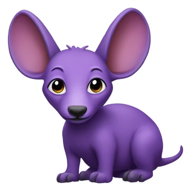  purple Aardvark sticker