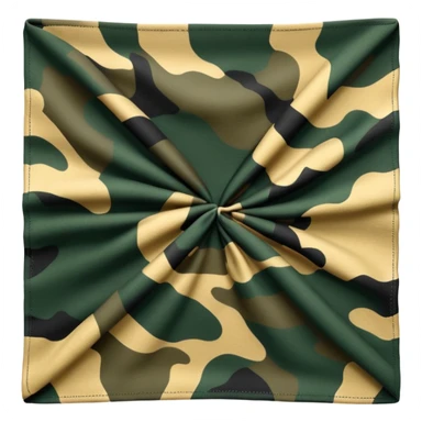 forrest camouflage bandana sticker