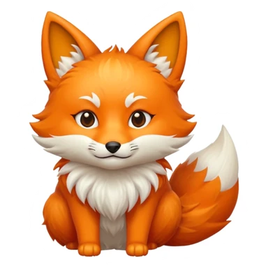 kitsune  emoji from ps99 sticker