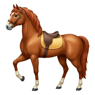 artist horse full body sticker