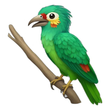 guatemalan national bird Quetzal sticker