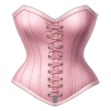 Vintage pink pastel corset sticker