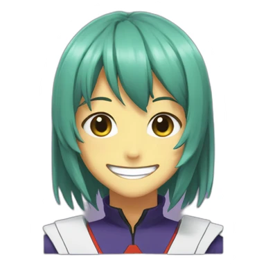 Mari evangelion smile sticker