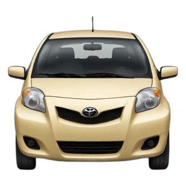 Toyota yaris 2000 sticker