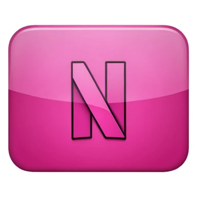 Pink netflix sticker