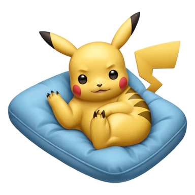 Pikachu dormido sticker