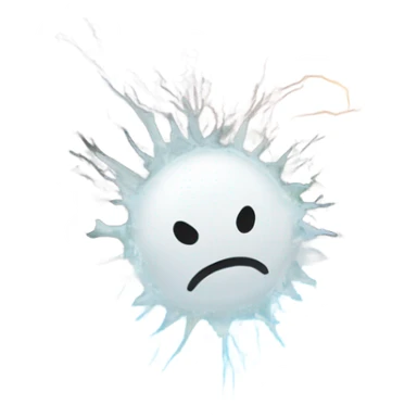 Storm over a swimming pool  sticker