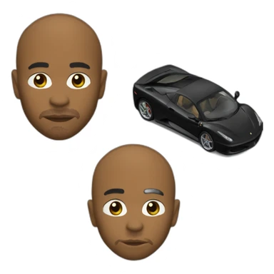 Doakes in a Ferrari sticker