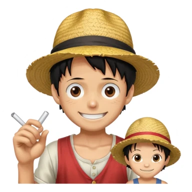 One piece anime  sticker