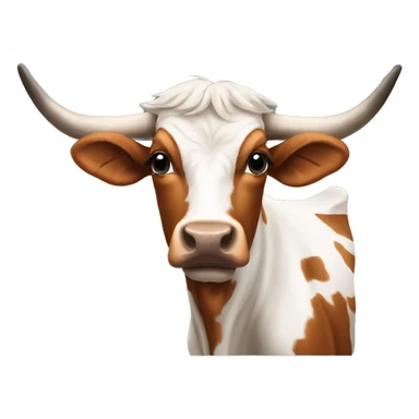 texas longhorn heifer sticker