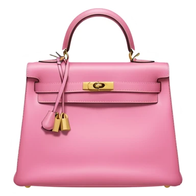 hermes kelly bubblegum pink color gold hardware sticker