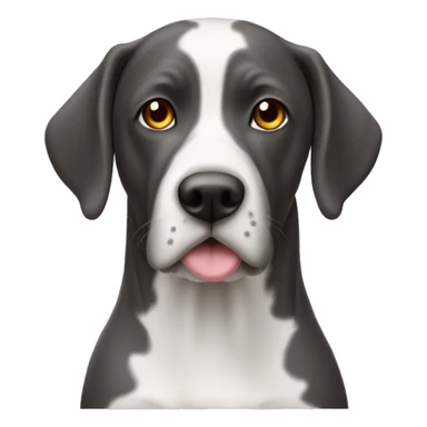 A minha cadela Pointer Inglesa branca com manchas pretas sticker