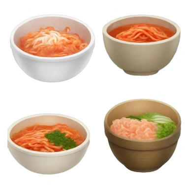 kimchi leaves topping for ramen without any face or or anything else sticker