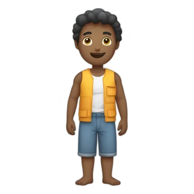 Homme avec le bras tendu en face de soi, avec la paume de la main dirigée vers le sol et les doigts serrés entre eux sticker