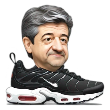 jean-luc mélenchon avec des nike air max plus sticker