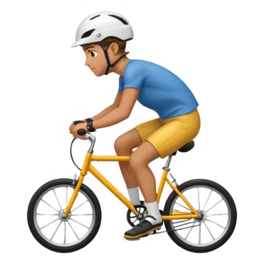 bike rider sticker