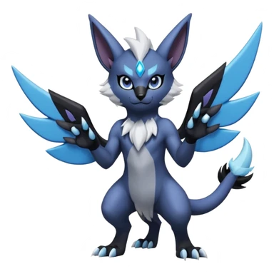 Luxray-Absol-Noibat-Dewott-fusion sticker