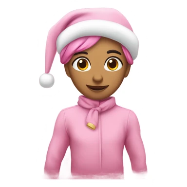 Pink Christmas ￼ sticker