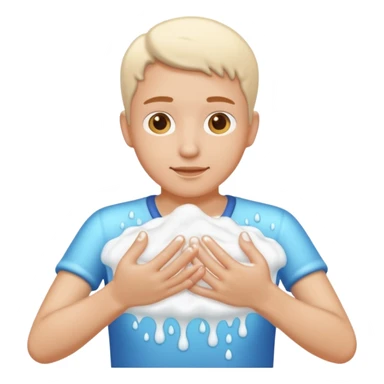 washing hands sticker