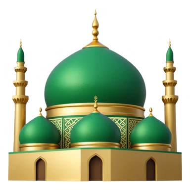 Medina green dome sticker