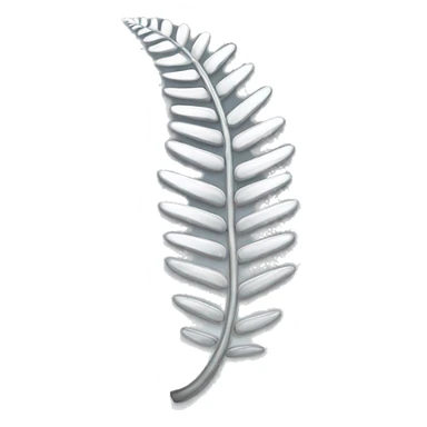 Silver fern sticker