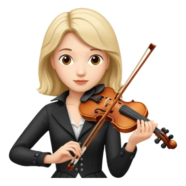 FEMALE VIOLINIST sticker