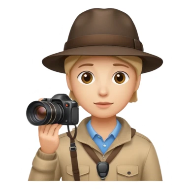 photographer facing away sticker