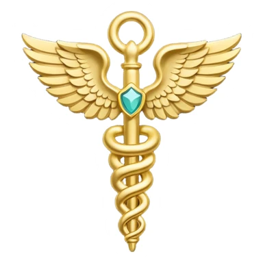 Images for the adaptive pack must be monochrome with transparency for correct display --  gold caduceus sticker