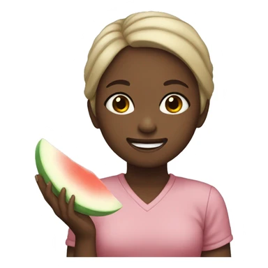 girl eat mochi sticker