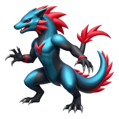  Shiny Zoroark-Salandit-Zekrom-fusion sticker