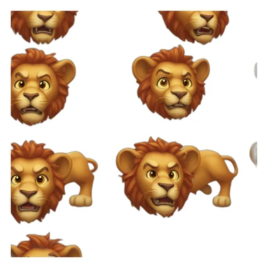 trouble, especially in the form of devil characters, bad lion and lions general mischief, and sexual innuendo with crown sticker