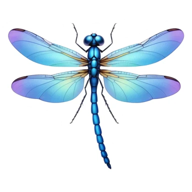 blue dragonfly sticker