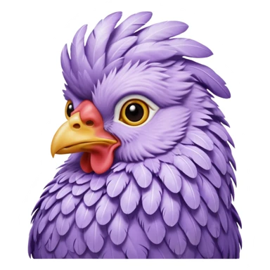 Lavender ameraucana sticker