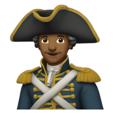 Dutch East India soldier from the past sticker