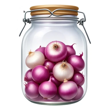 pickled onions in a jar sticker